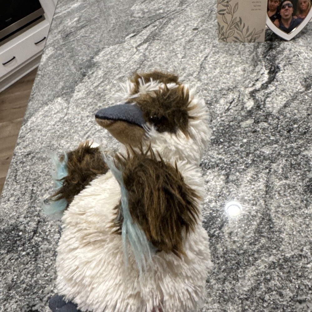 11" Kookaburra Australian Bird Soft Toy Hand Puppet Plush toy - talking - Picture 6 of 12